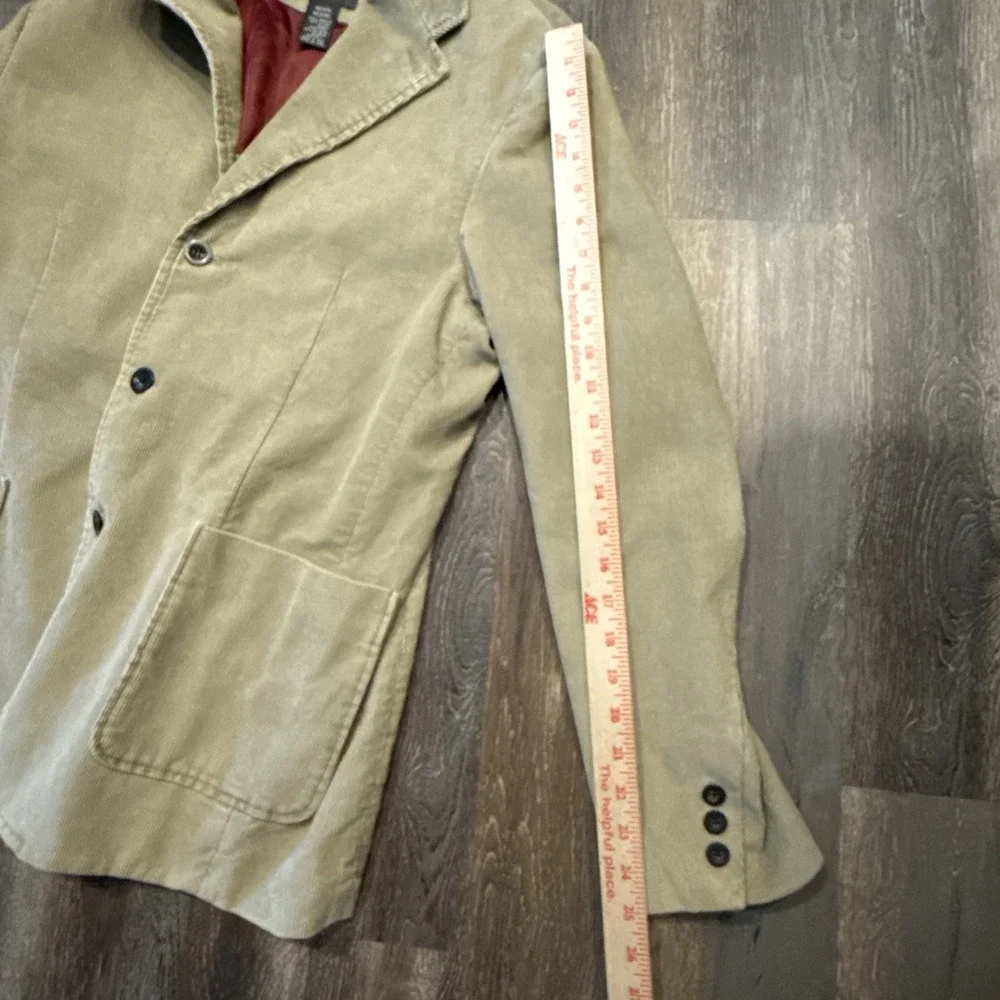 St John's Bay Men's Medium Corduroy Blazer Sport Coat Tan